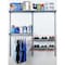 Triton Products Shoe and Boot Rack For Top Track and Hang Rail, 31" W x 2" H x 13-1/4" D 1765 - alternate 2